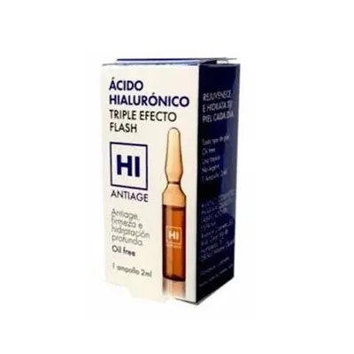 Ampulă Anti-Age, Redumodel HI Acid Hialuronic Triple Flash Effect, 2ml, Hidratant