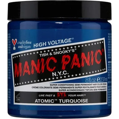 Vopsea păr, Manic Panic, Atomic Turquoise, 237ml