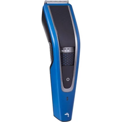 Aparat de tuns păr, Philips, 5000 series, fără fir, negru, albastru