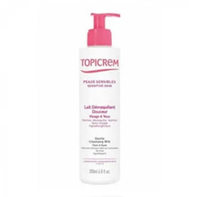 Laptele Demachiant Topicrem, Tip Piele Sensibilă, 200ml