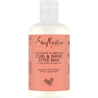 Lapte de coafare Shea Moisture, Coconut & Hibiscus, 254ml