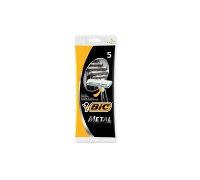 Aparat de ras de unică folosință, Bic, Metal, 5 buc