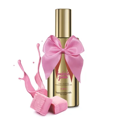 Ulei de masaj, Bijoux Indiscrets, aroma bubble gum, 237g