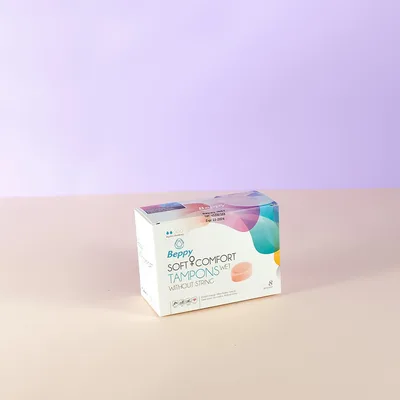 Tampoane Beppy, Soft Comfort, fără ață, 8 bucăți