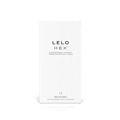Prezervative, Lelo HEX, original, alb