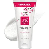 Gel de curățare Hada Labo Tokyo, Super Hyaluronic Acid, 150 ml, alb/roz