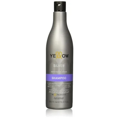 Șampon Alfaparf Milano Yellow Silver, acai și trandafir de Jericho, 500ml