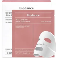 Mască Facială Hidratantă Biodance Bio-Collagen Real Deep Mask, 34g, 4 buc