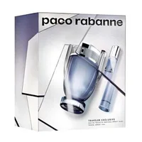Set Parfum Paco Rabanne Invictus, 100ml + 20ml, Apă de toaletă, Set cadou