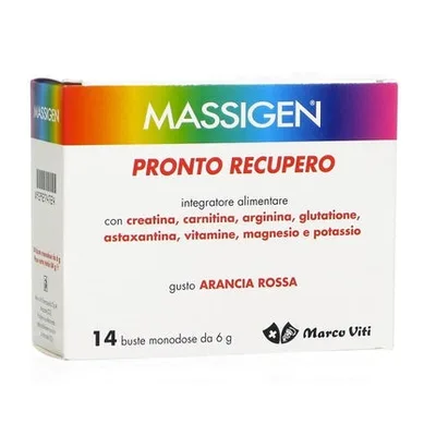 Supliment alimentar, Marco Viti, Massigen Pronto Recupero, roșu