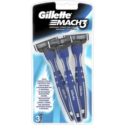 Aparat de ras de unica folosinta Gillette Mach3, 3 bucati
