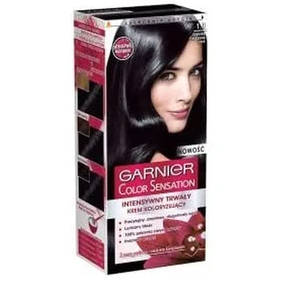 Vopsea de păr, Garnier, Color Sensation, 1.0 Negru Onix