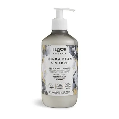 Loțiune de corp I Love Naturals Tonka Bean & Myrrh 500ml