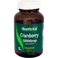 Suplimente alimentare, HealthAid, Cranberry 5000mg, vegetal