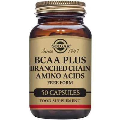 Supliment BCAA Solgar Plus, 50 capsule vegetale