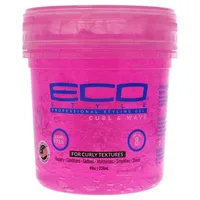 Gel păr Ecoco Curl & Wave Roz, 236 ml