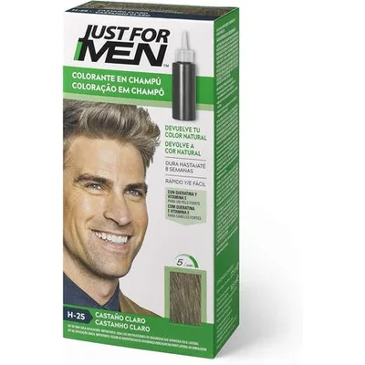 Şampon Colorant, Just For Men, H25 Castaniu Deschis
