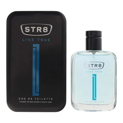 Str8 Live True Eau De Toilette, Masculin, 50 ml, sticlă transparentă