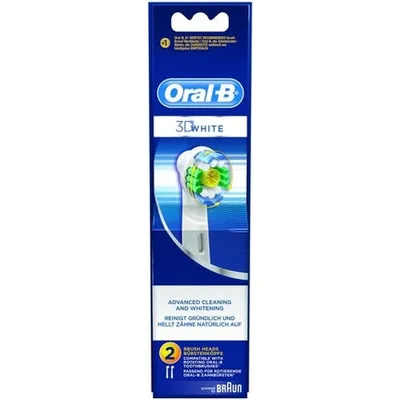 Capete periuta de dinti, Oral-B, 3D White, 2 buc