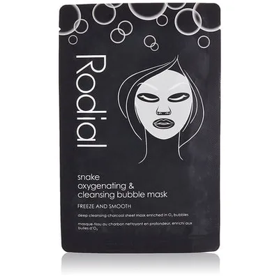 Masca bubble Rodial Snake, negru, oxigenare