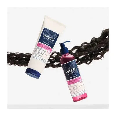 Crema de styling pentru păr, Phyto Rich Nutrition Cream For Curls, 250ml, alb-roz