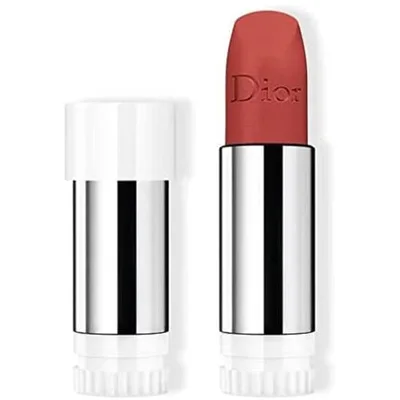 Ruj Matte, Dior, Rouge Dior Velvet, Culoare Roșu Piersică, Finisaj Mat