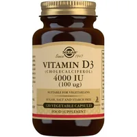 Vitamine D3, Solgar, 4000IU, 120 capsule