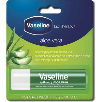 Balsam buze Vaseline Lip Therapy Aloe Vera, hidratant
