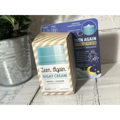 Cremă de noapte Look At Me Teen Again cu Retinol Ceramide, 50 ml