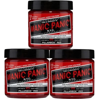 Vopsea de păr, Manic Panic, Pillarbox Red, 118ml