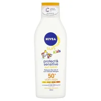 Lotiune protectie solara, Nivea, Kids Protect and Sensitive, 200ml