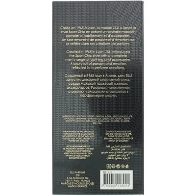 Parfum Zilli Blue Titanium, 100ml, EDP, Masculin