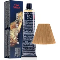 Vopsea de păr, Wella, Koleston Perfect Me+ 9/03, Blond Foarte Deschis Natural Auriu, 60ml