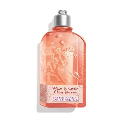 Gel de duș L'Occitane Cherry Blossom, 250ml, roz