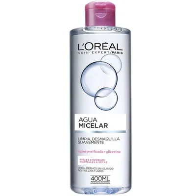 Apa micelara, L'Oréal, Skin Expert, piele sensibila, 400ml