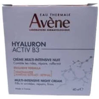 Crema de Noapte Multi-Intensiva, Avène, Hyaluron Activ B3, 40ml