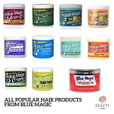Cremă păr Blue Magic, 340g, bergamot