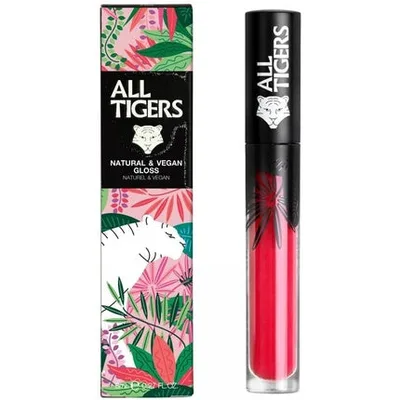 Lip Gloss, All Tigers, model 801, roșu zmeură