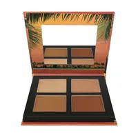 Paletă Bronzant & Contur, W7 Honolulu Silhouette, 4 culori, cu oglindă