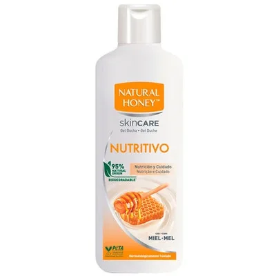 Gel de duș, Natural Honey, Nutritive, 650 ml