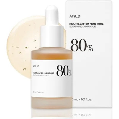 Ampulă Față Anua, Heartleaf 80%, 30ml, Transparent