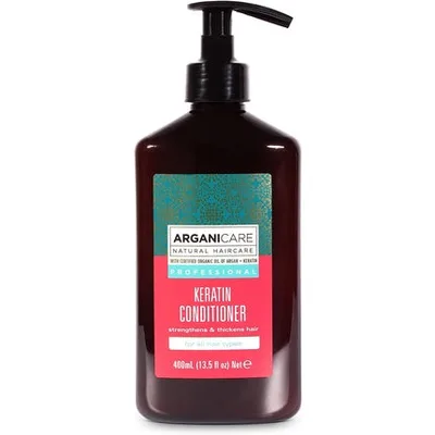 Condiționar Arganicare, Keratin Conditioner, 400ml, ambalaj cu pompă