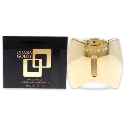 Parfum Extasia Goldy pentru femei EDP, 100ml, sticlă aurie