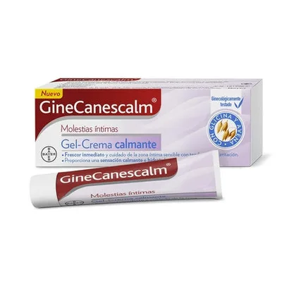 Gel-Cremă Calmantă, GineCanescalm, 15g, alb