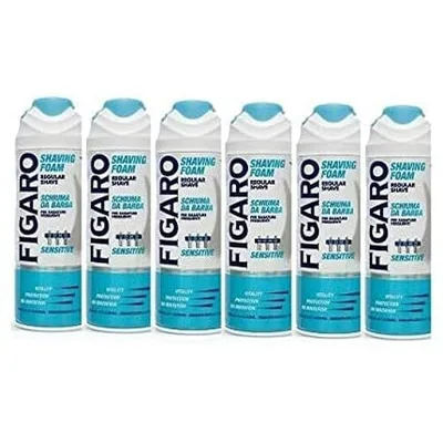 Spumă de ras, Figaro, pentru piele sensibilă, 400 ml