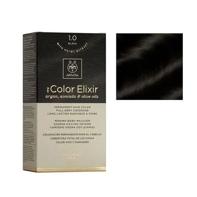 Vopsea permanentă păr, Apivita My Color Elixir, uleiuri de argan, avocado și măsline, 50ml