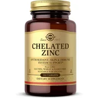 Supliment zinc chelat, Solgar, 100 tablete