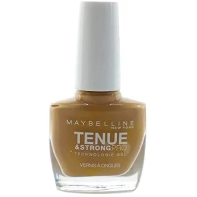 Vernis Unghii, Maybelline New York, TENUE & STRONG PRO, Culoare Bej, Tehnologie Gel