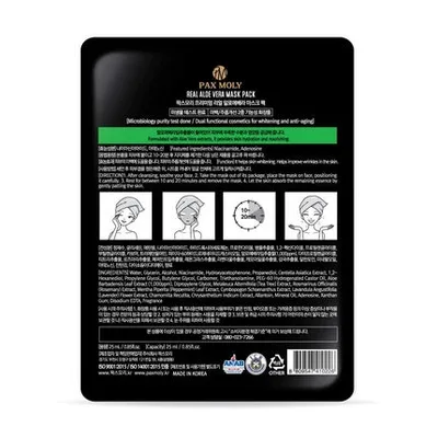 Pax Moly - Real Aloe Vera Mouth Mask, Hidratant, 25 ml
