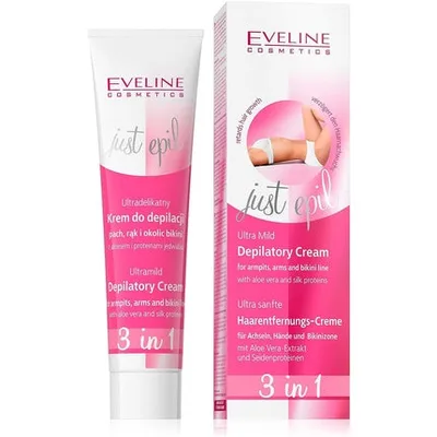 Cremă depilatoare, Eveline Cosmetics, Ultra Mild 3in1